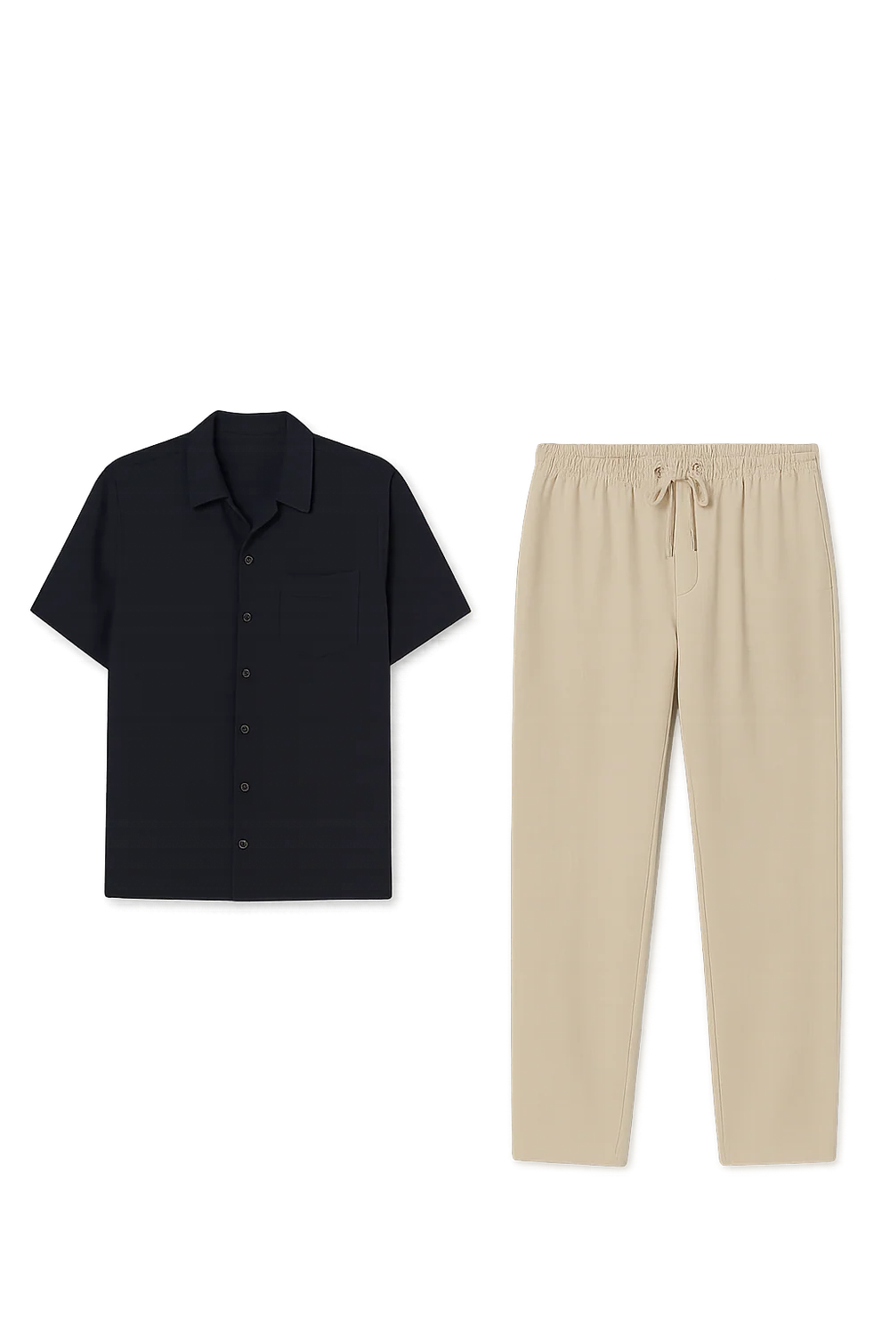 Ensemble Estival Formel pour Homme – Noir-Beige