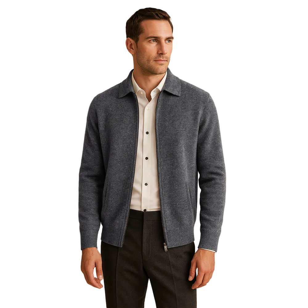 Cardigan Zippé pour Homme – Style Moderne et Élégant