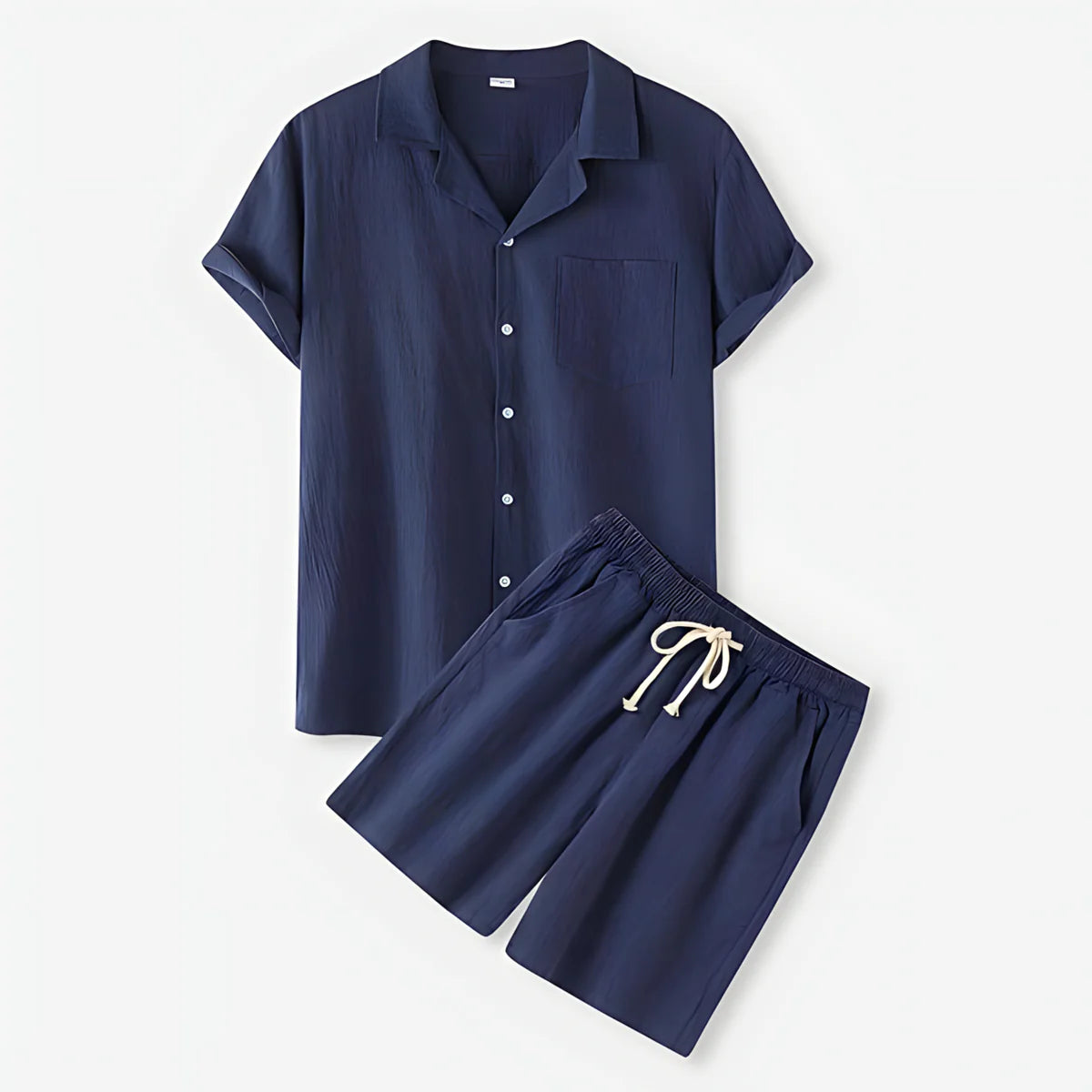 Ensemble Tendance d'Été pour Homme Bleu foncé
