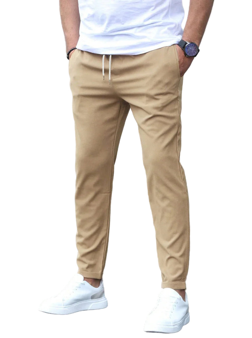 Pantalon Ajusté Extensible Homme – Coupe Fuselée Moderne Quotidien