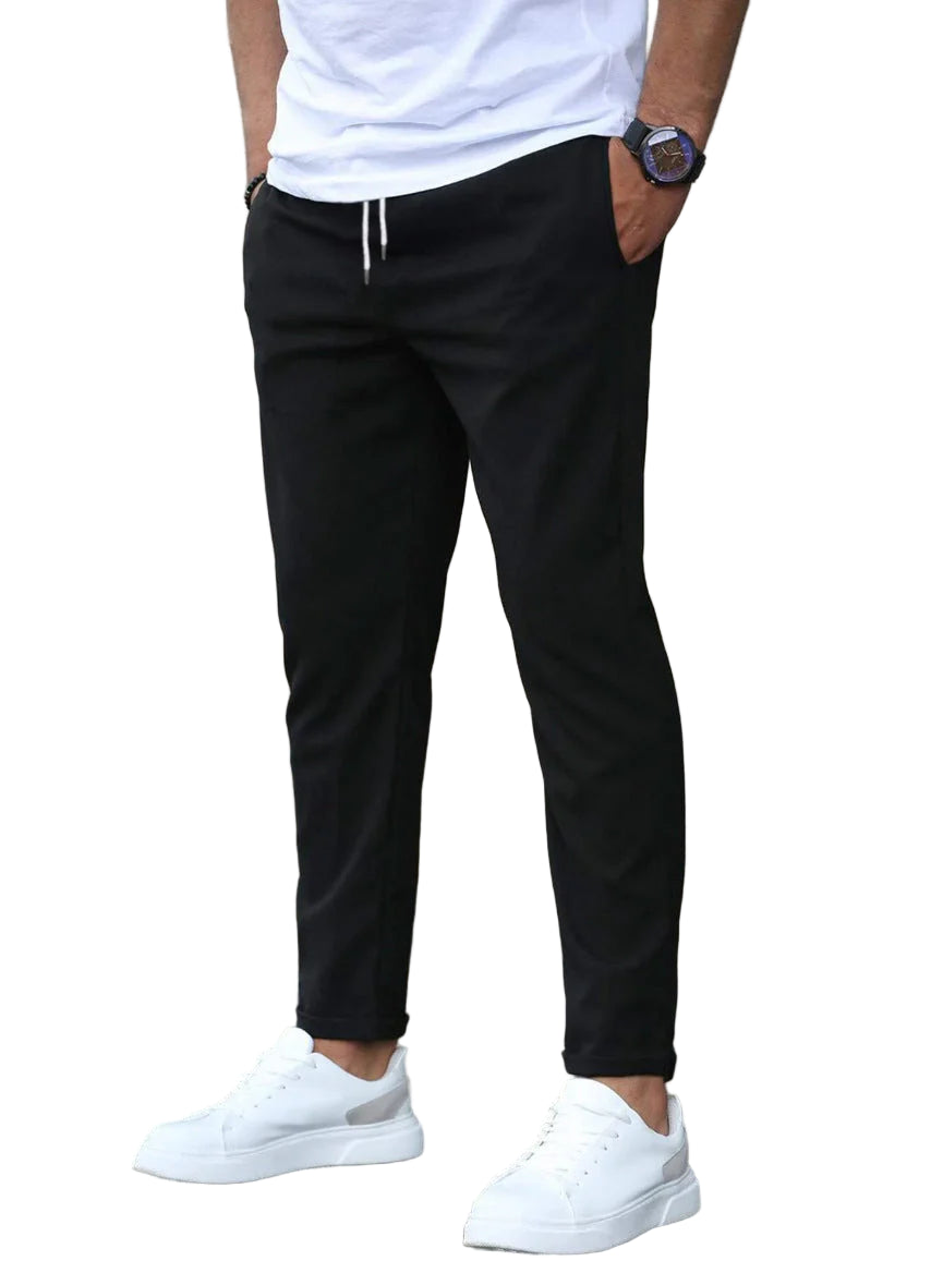 Pantalon Ajusté Extensible Homme – Coupe Fuselée Moderne Quotidien