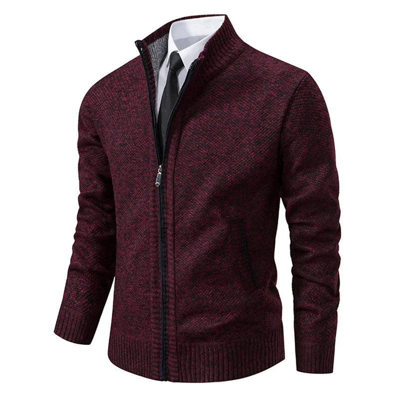 Pull Zippé Homme – Maille Raffinée avec Finition Moderne