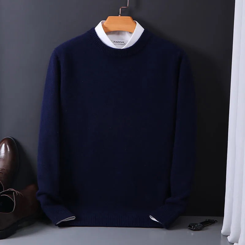 Pull Classique Homme – Col Rond Intemporel pour Look Quotidien