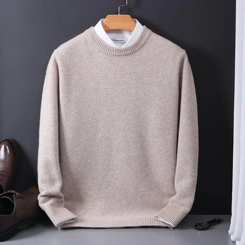 Pull Classique Homme – Col Rond Intemporel pour Look Quotidien
