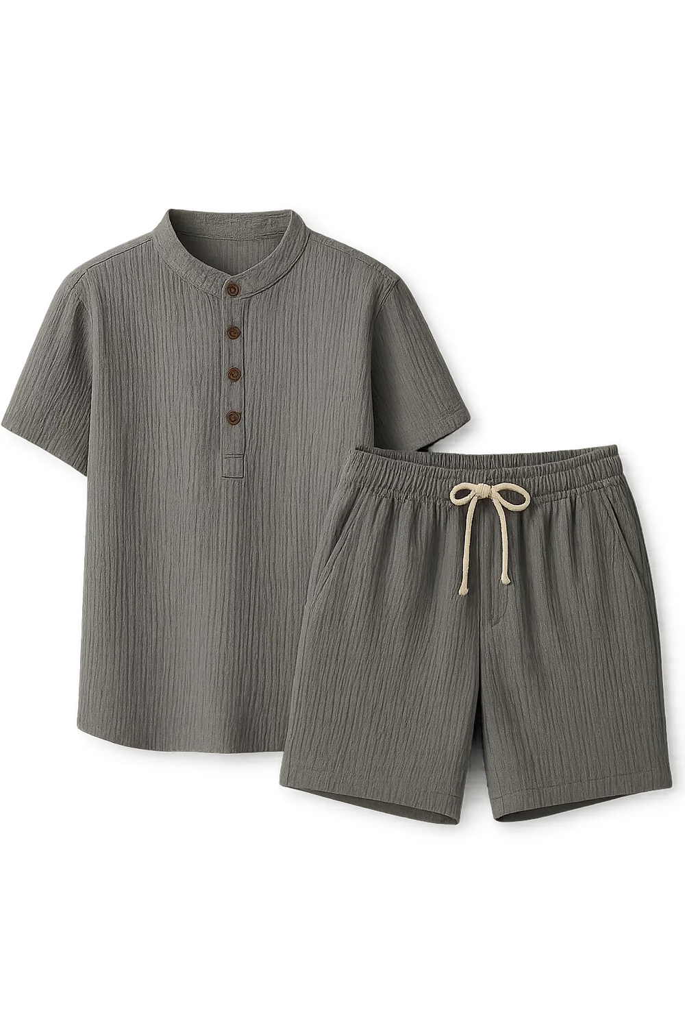 Ensemble d’été élégant pour hommes – Gris