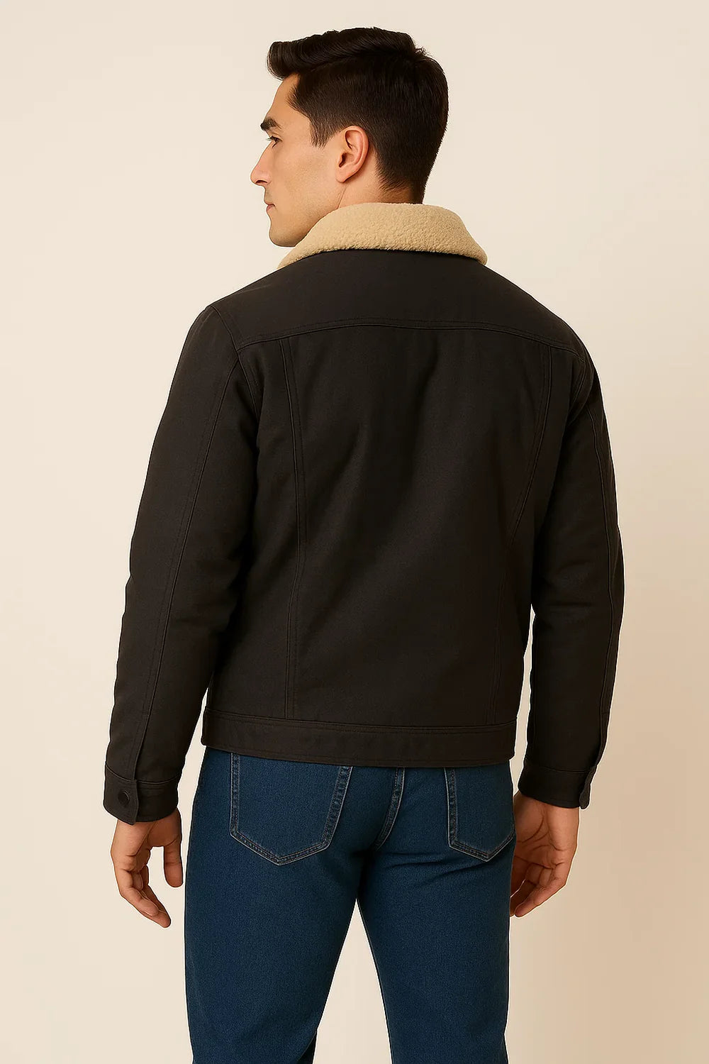 Veste Tendance pour Homme – Automne/Hiver – Gris foncé