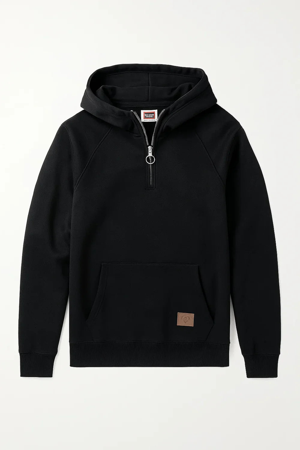 Sweat à Capuche pour Homme au Style Vintage – Noir