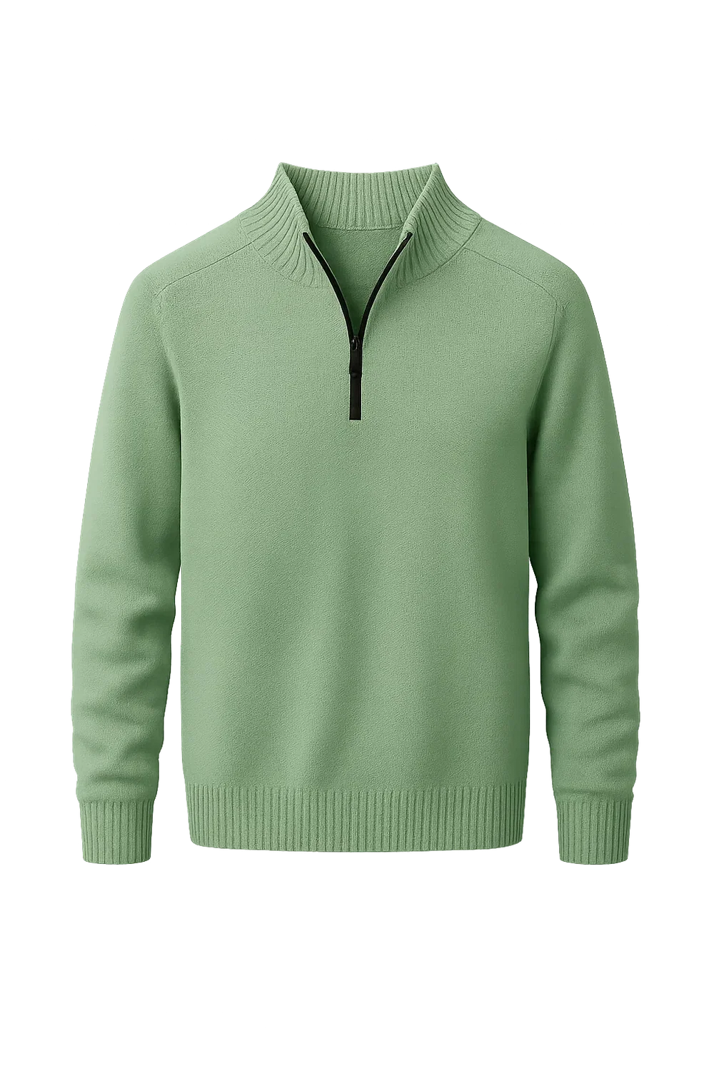 Pull Zip Tendance Smart-Casual pour Homme - Beige