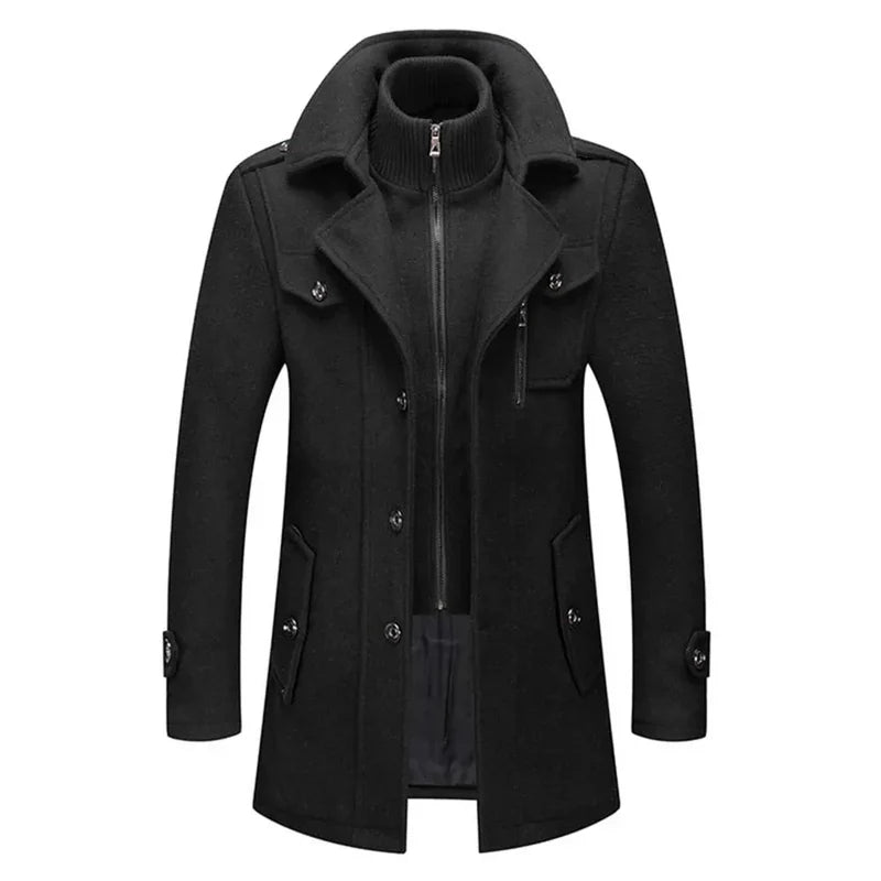 Ensemble Veste Deux Pièces Élégant pour Homme – Noir