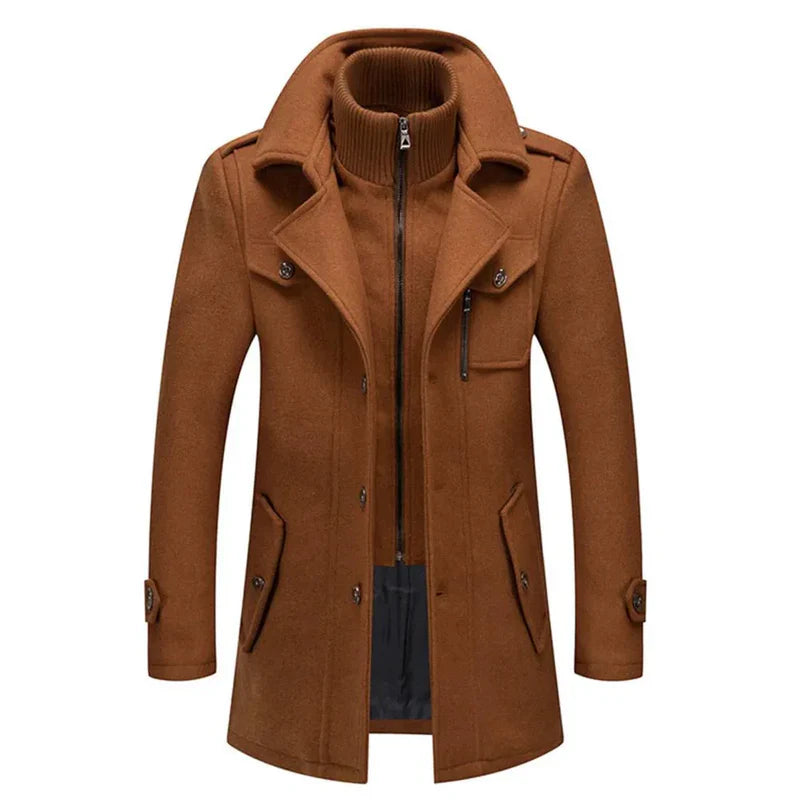 Ensemble Veste Deux Pièces Élégant pour Homme – Marron