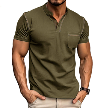 Polo Élégant Décontracté-Chic pour Homme – Green fince