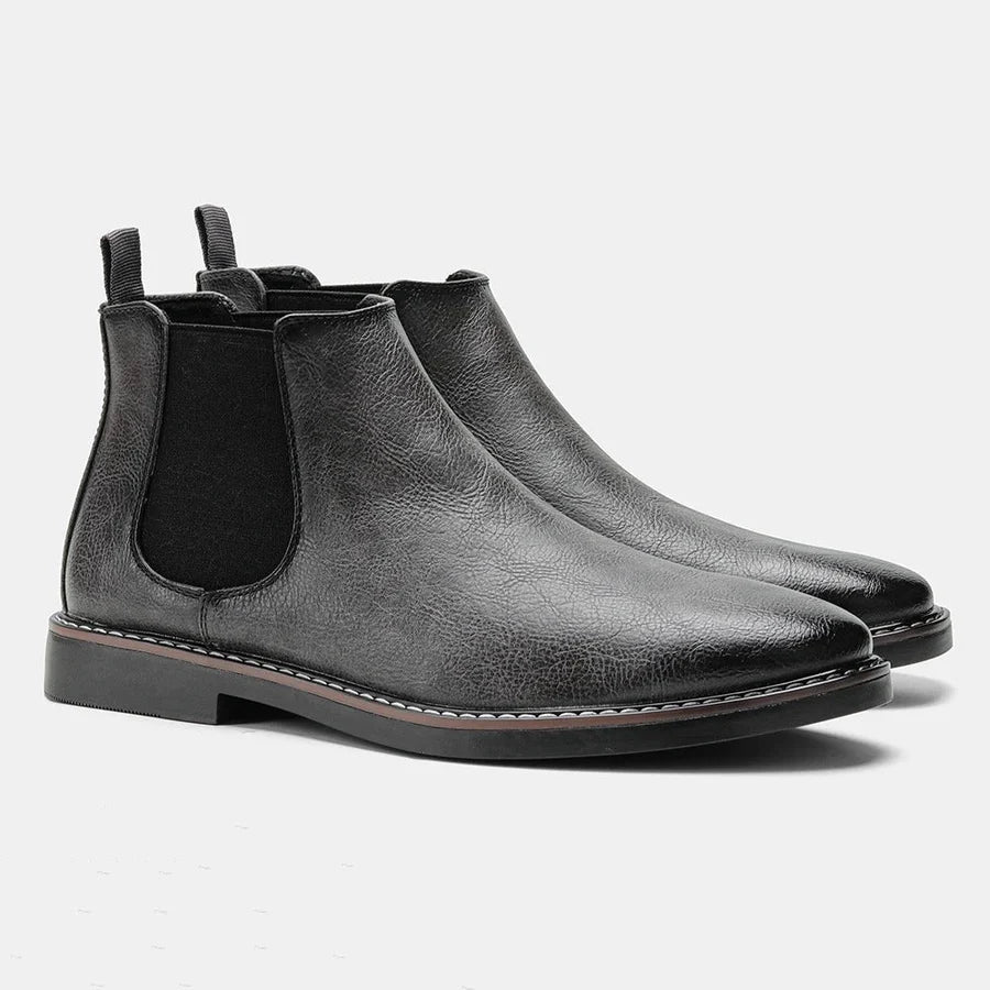 Bottes Chelsea élégantes en cuir pour hommes