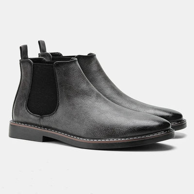 Bottes Chelsea élégantes en cuir pour hommes