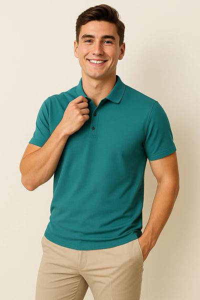 Polo Décontracté Élégant pour Homme – Vert