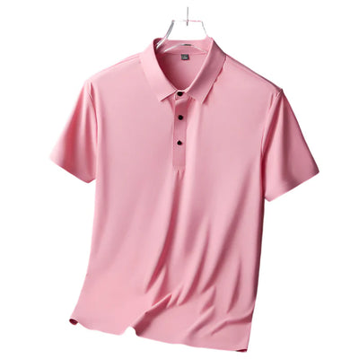 Polo Décontracté Élégant pour Homme – Rose