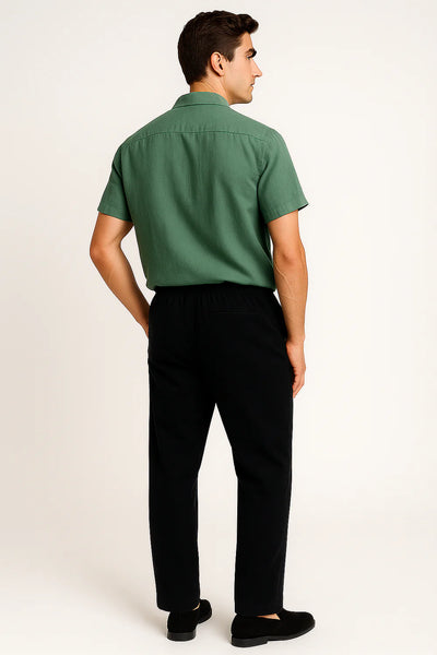 Ensemble Estival Formel pour Homme – Vert-Noir