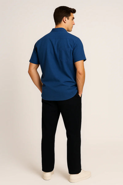 Ensemble Estival Formel pour Homme – Bleu-Noir