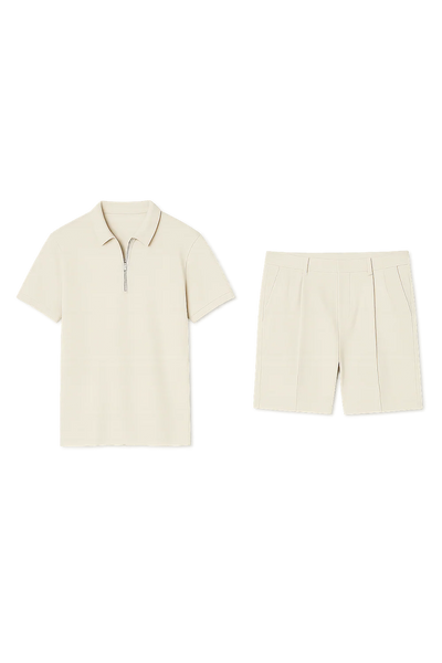 Ensemble Estival Polo et Short pour Homme – Kaki