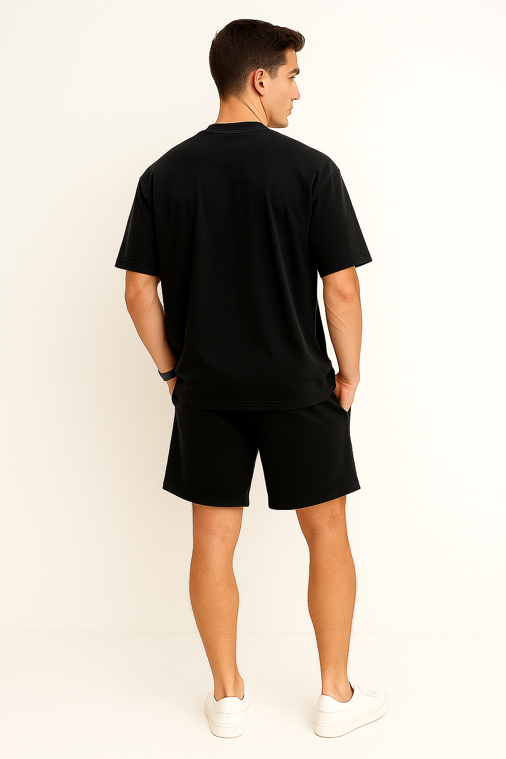 Ensemble classique d’été pour homme – Noir