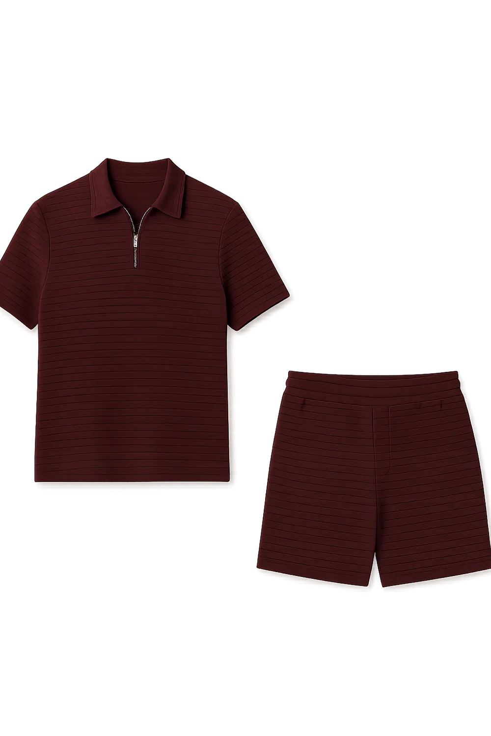 Tenue Estivale Tendance pour Homme – Vin rouge