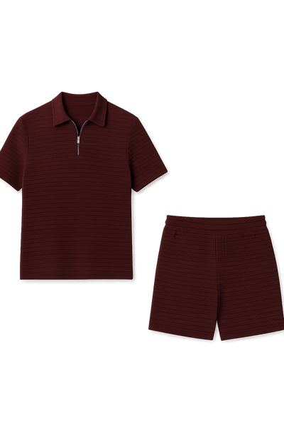 Tenue Estivale Tendance pour Homme – Vin rouge