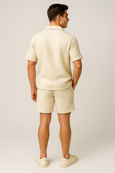 Tenue Estivale Tendance pour Homme – Blanc