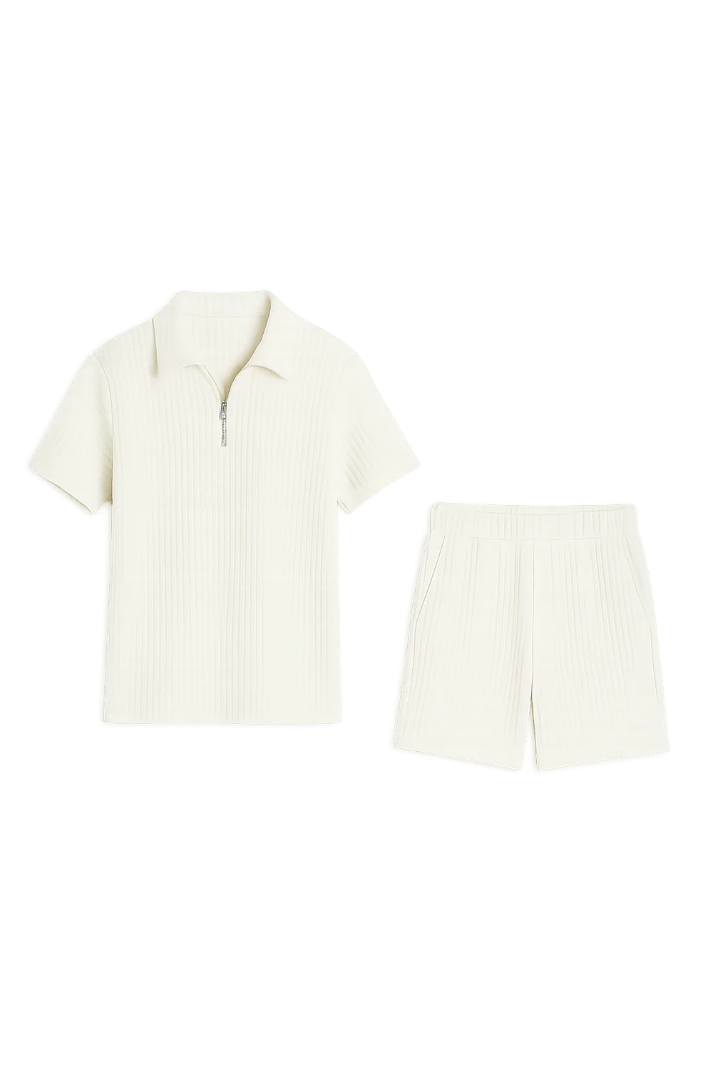 Tenue Estivale Tendance pour Homme – Blanc
