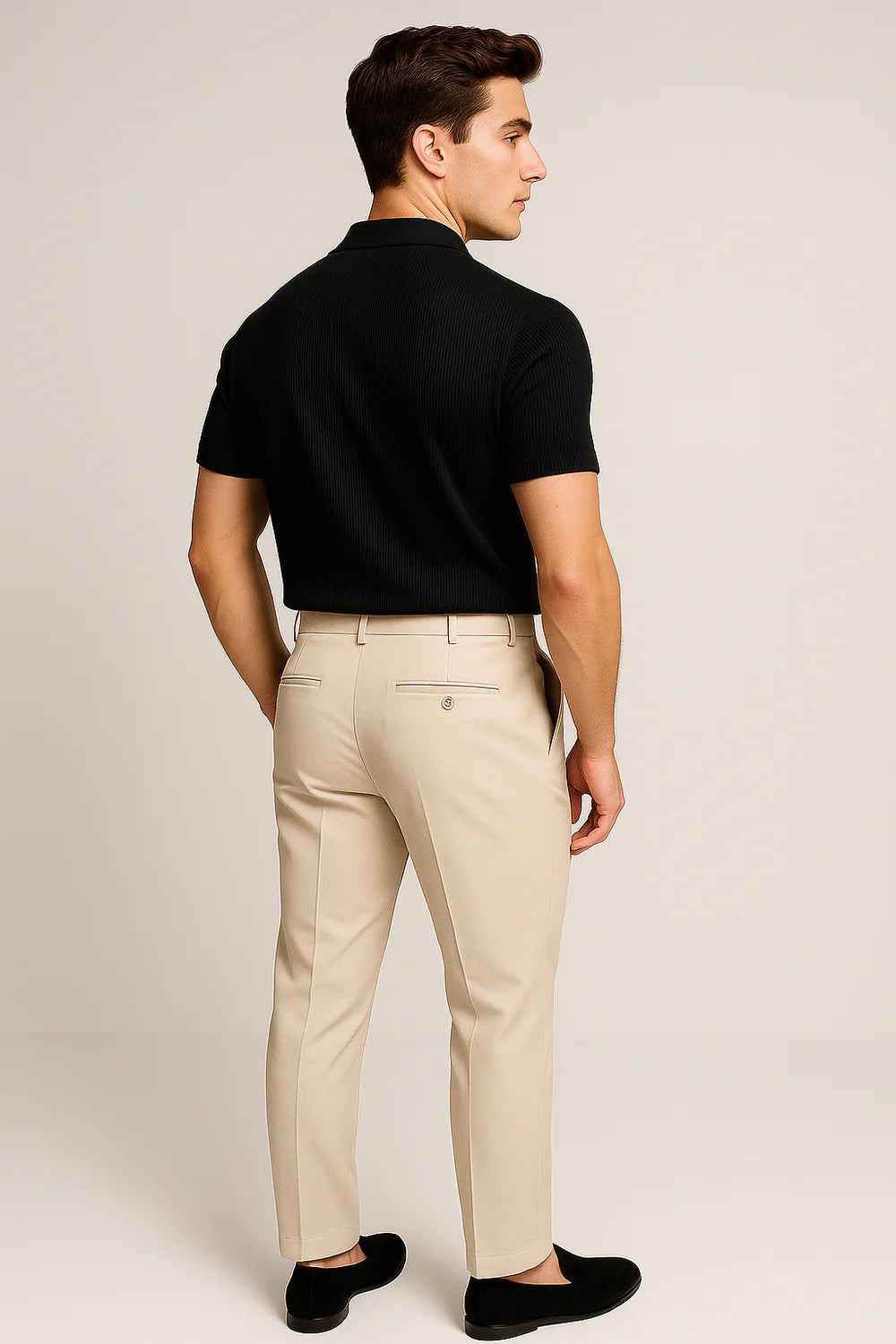 Polo Décontracté Tendance pour Homme – Noir