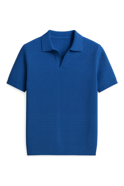 Polo Décontracté Tendance pour Homme – Bleu