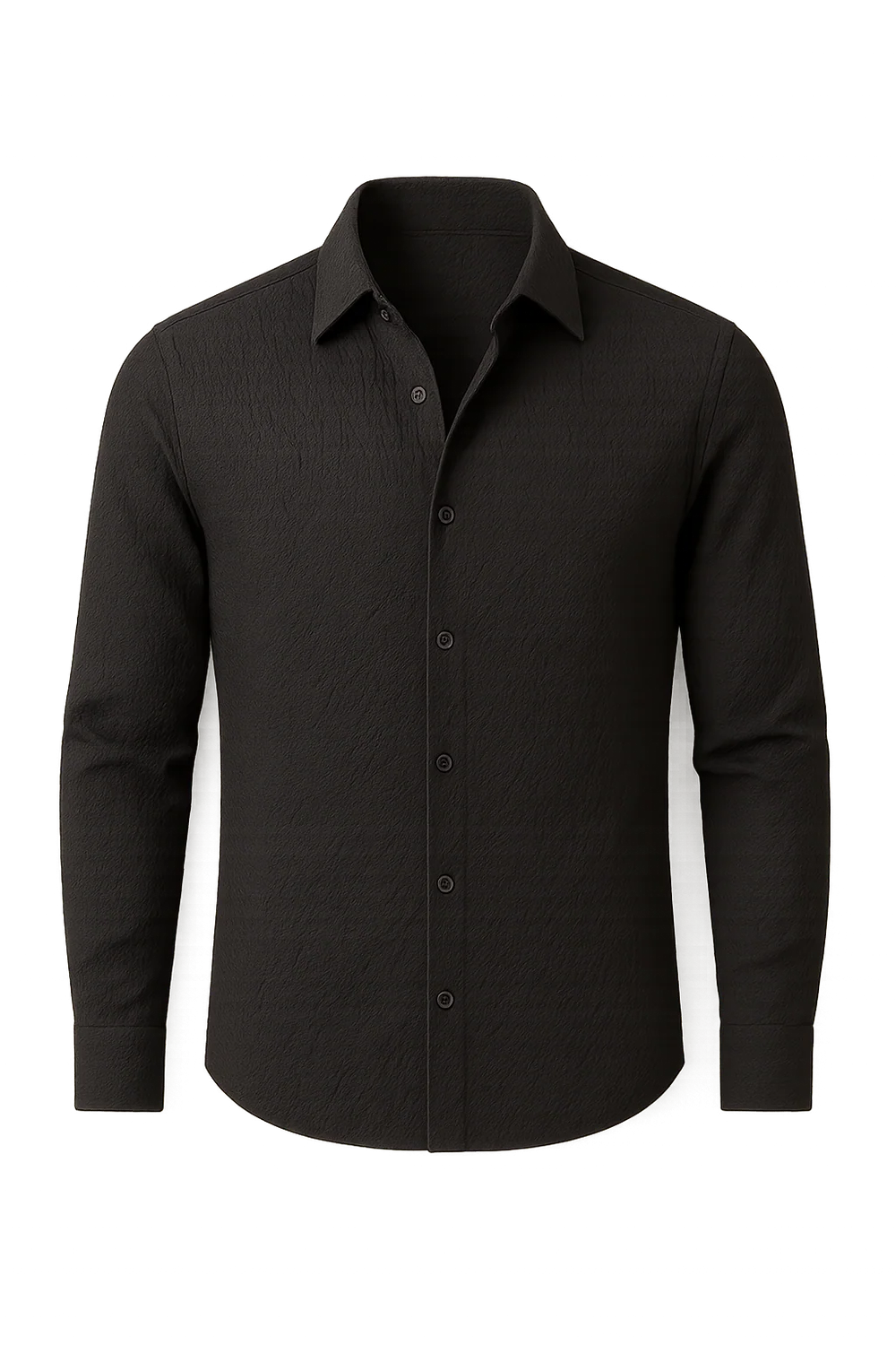 Chemise Classique de Bureau pour Homme – Noir