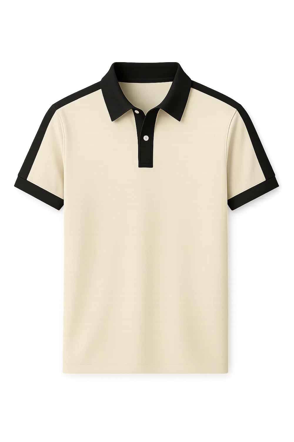 Polo de Bureau Élégant à Manches Courtes pour Homme – Beige