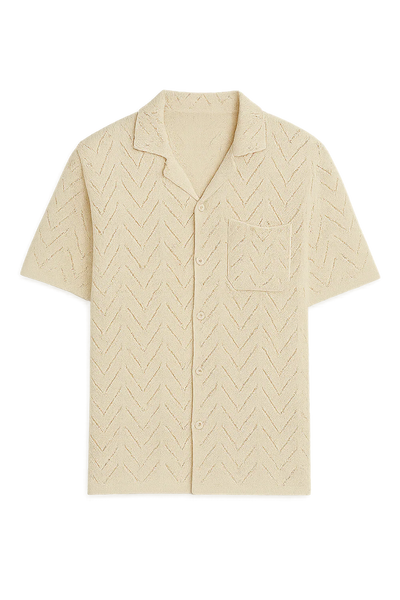 Chemise Moderne à Manches Courtes avec Col Boutonné pour Homme – Kaki