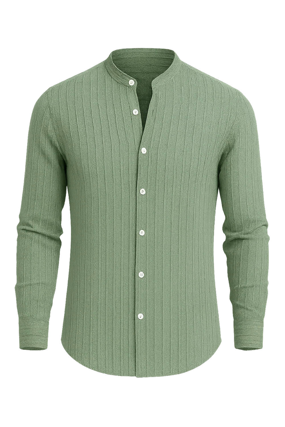 Chemise Élégante à Manches Courtes pour Homme – Vert clair