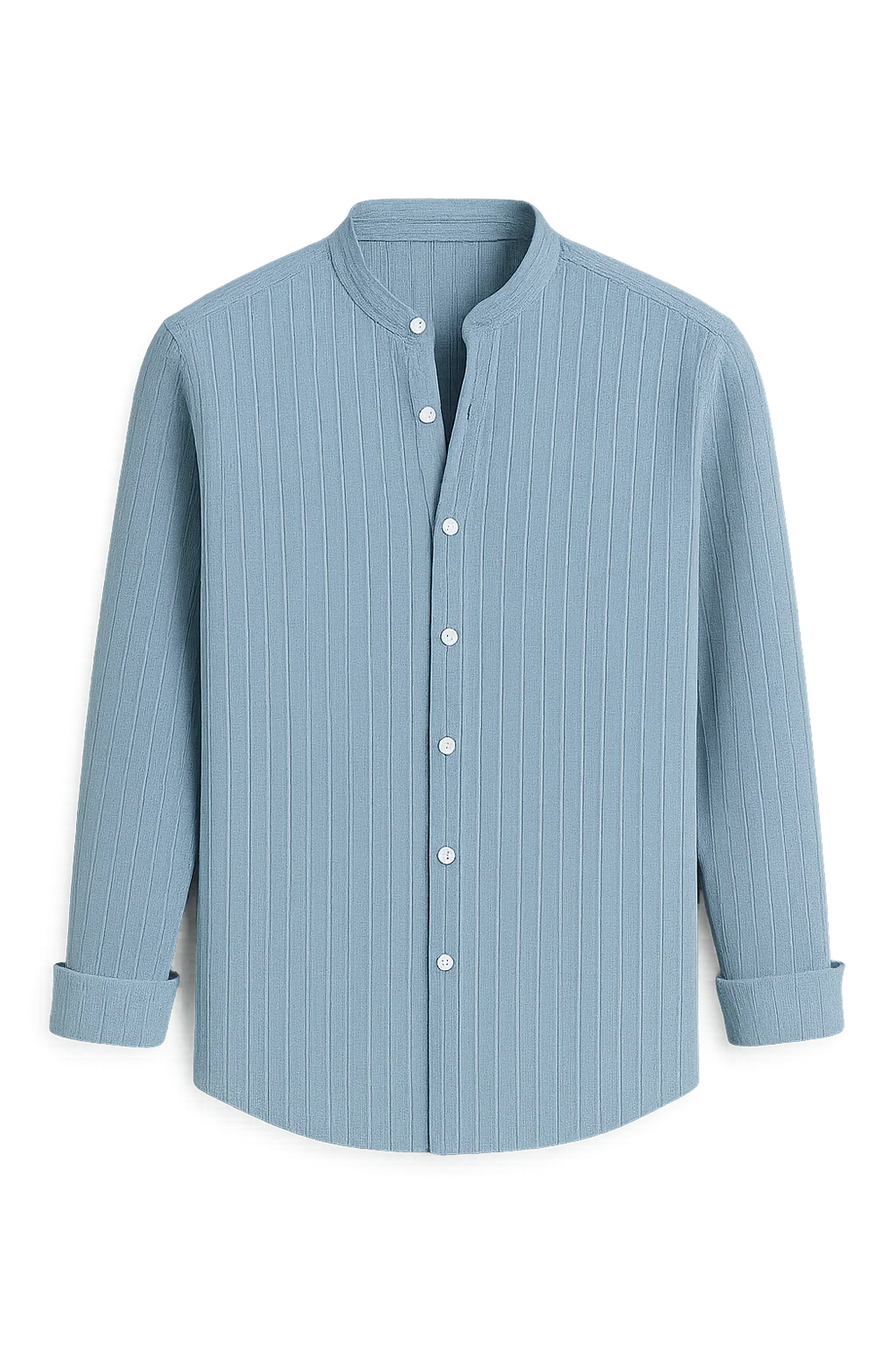 Chemise Élégante à Manches Courtes pour Homme – Bleu clair