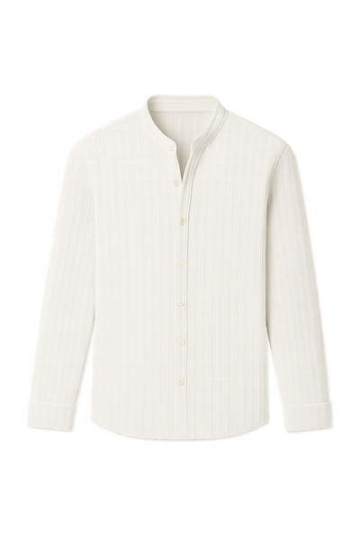 Chemise Élégante à Manches Courtes pour Homme – Blanc