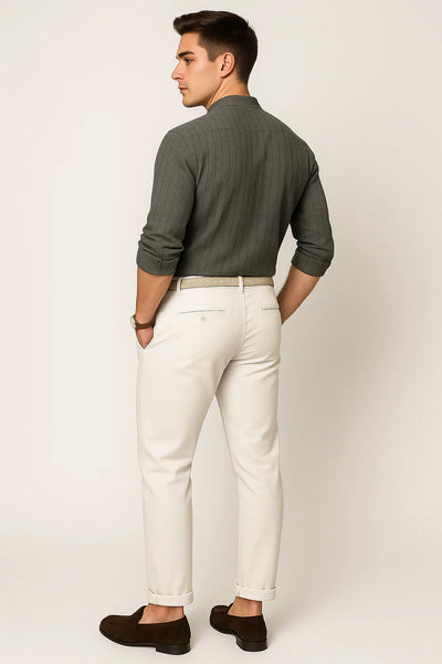 Chemise Élégante à Manches Courtes pour Homme – Gris
