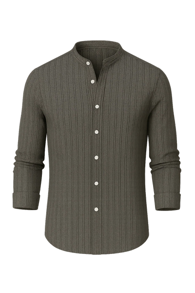 Chemise Élégante à Manches Courtes pour Homme – Gris