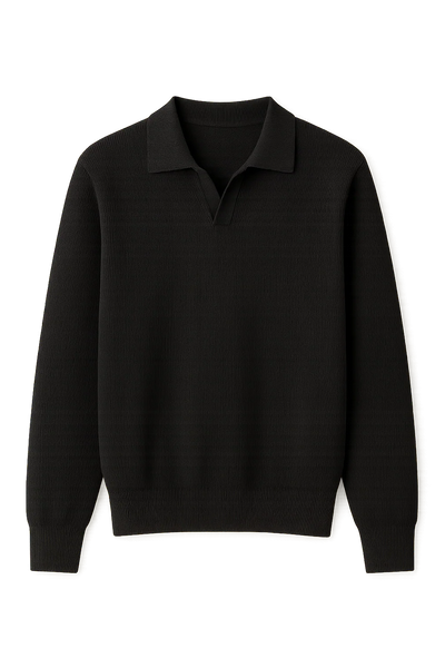 Polo Classique pour Homme – Noir