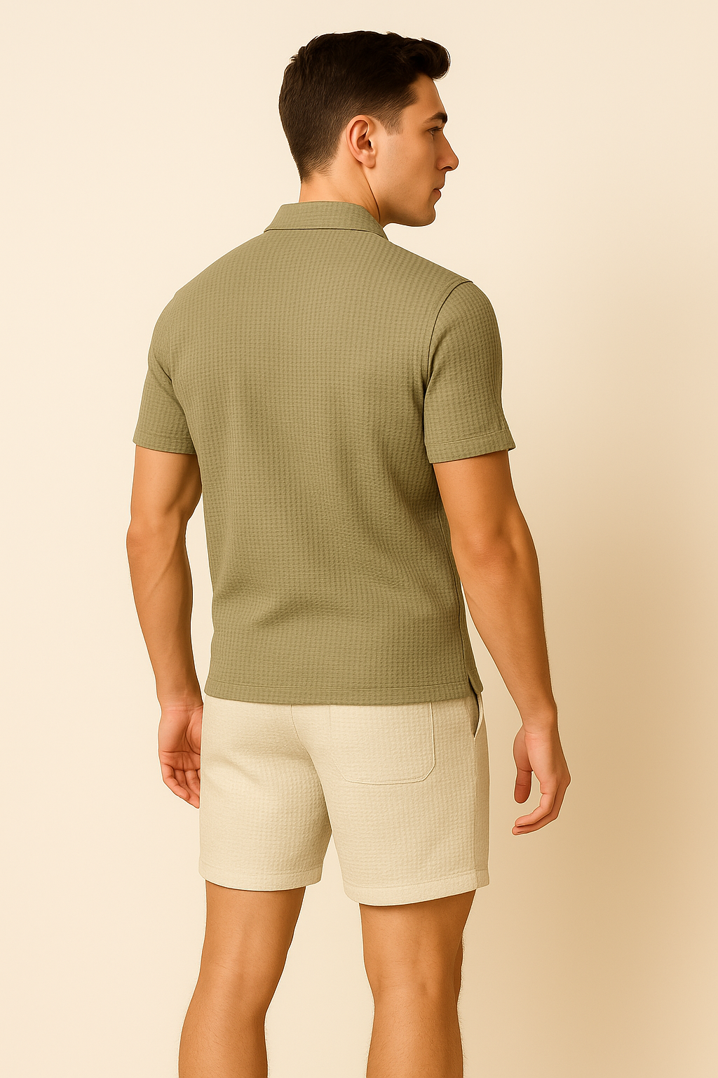 Polo Tendance d'Été pour Homme – Kaki