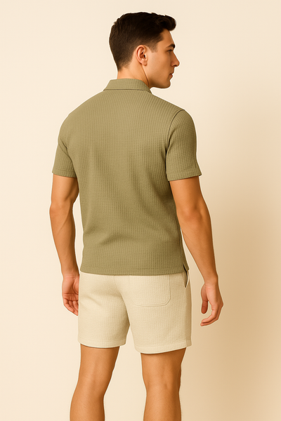 Polo Tendance d'Été pour Homme – Kaki