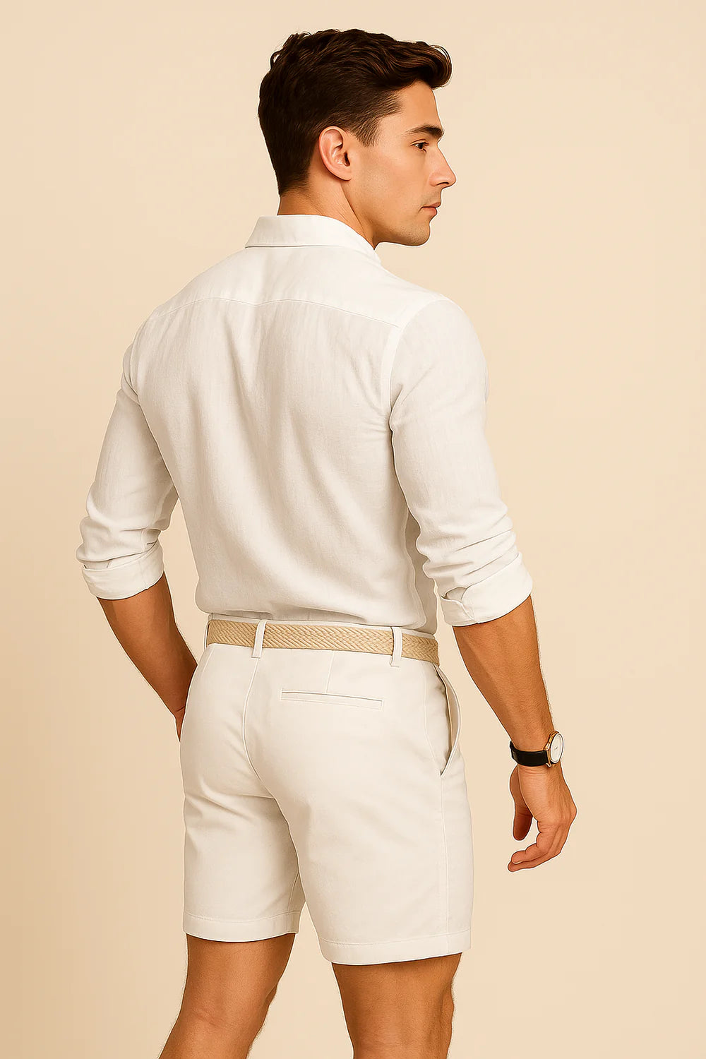 Chemise d'Été Tendance pour Homme – Blanc