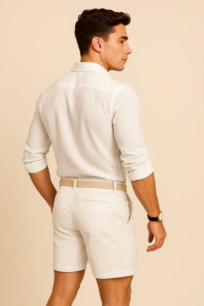 Chemise d'Été Tendance pour Homme – Blanc