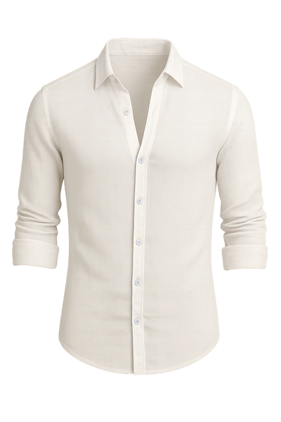 Chemise d'Été Tendance pour Homme – Blanc