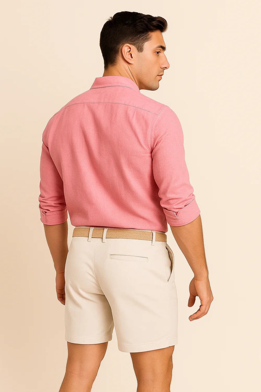 Chemise d'Été Tendance pour Homme – Rose