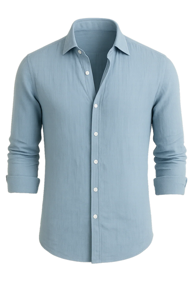 Chemise d'Été Tendance pour Homme – Bleu clair