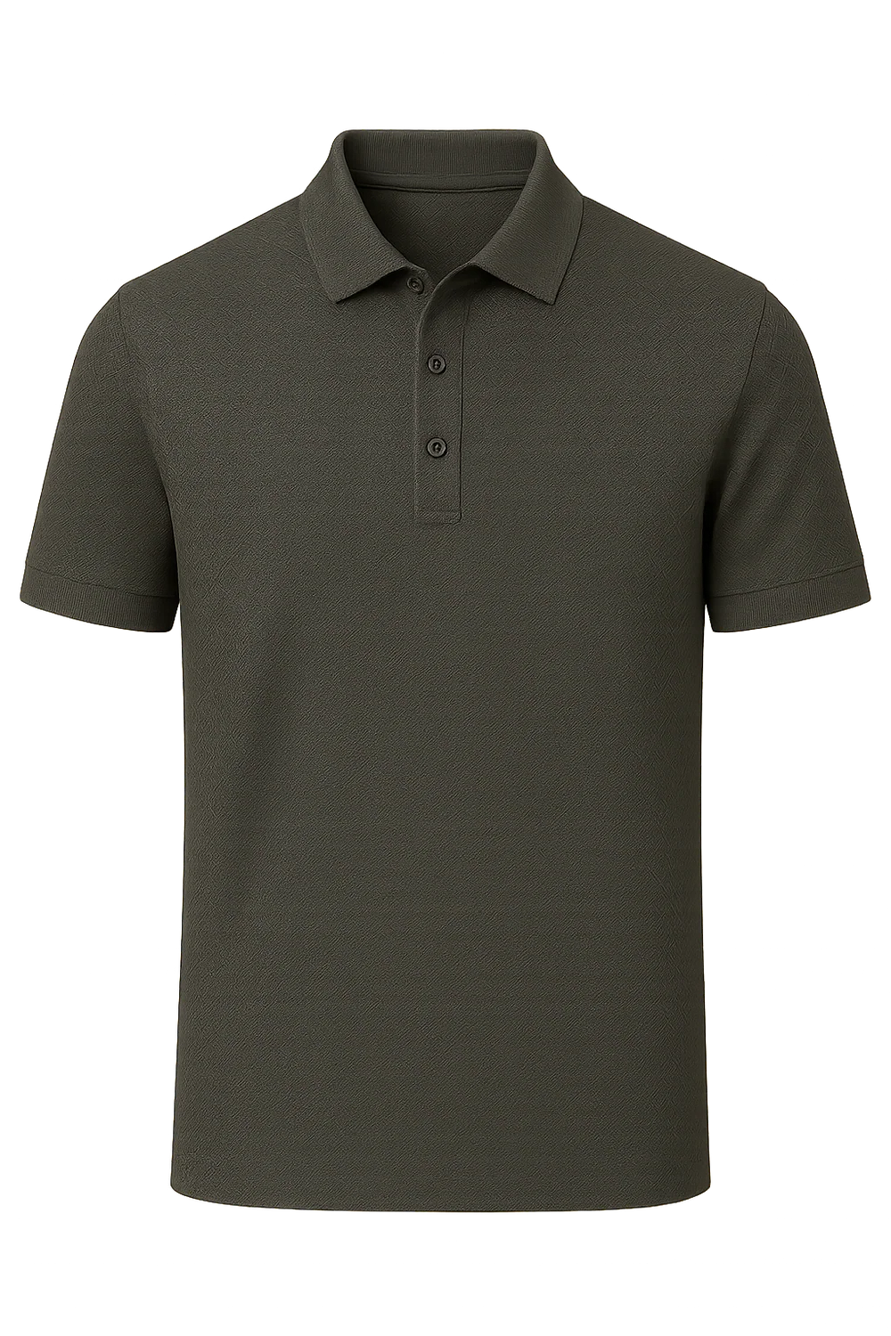Polo Élégant en Soie pour Homme – Gris