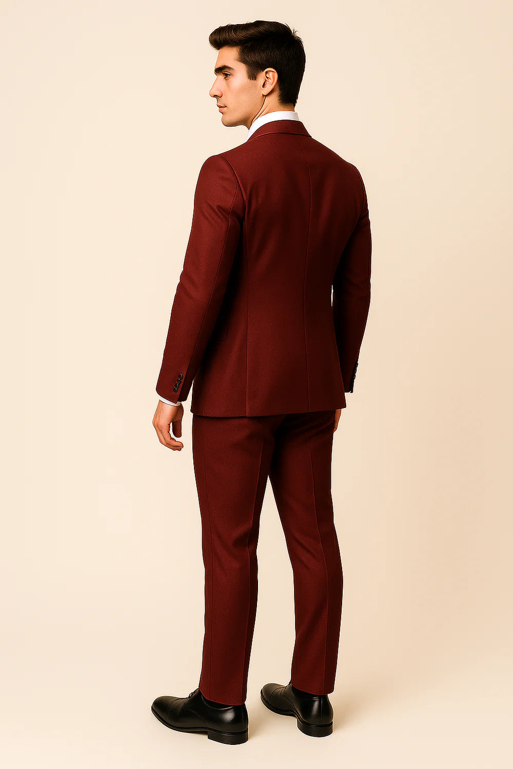 Ensemble Formel Classique 3 Pièces pour Homme - Rouge