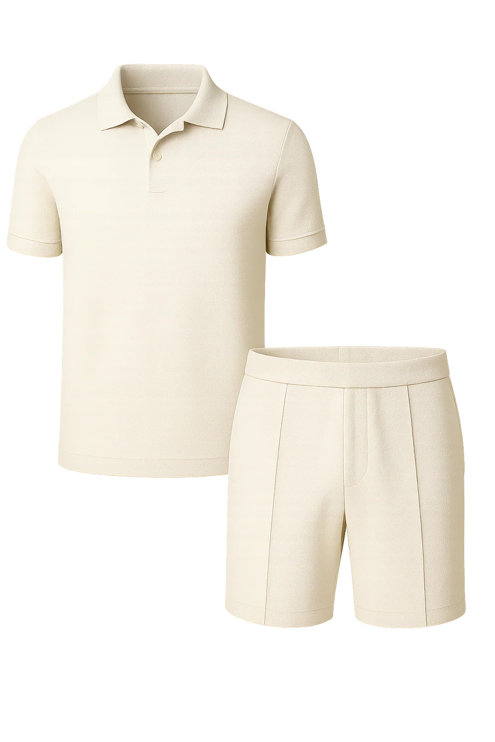 Ensemble Décontracté Estival Tendance pour Homme – Blanc