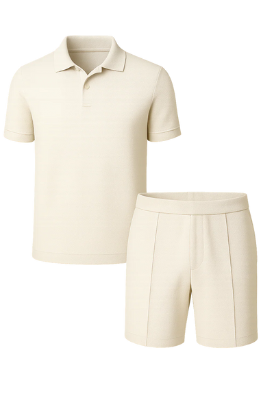 Ensemble Décontracté Estival Tendance pour Homme – Blanc