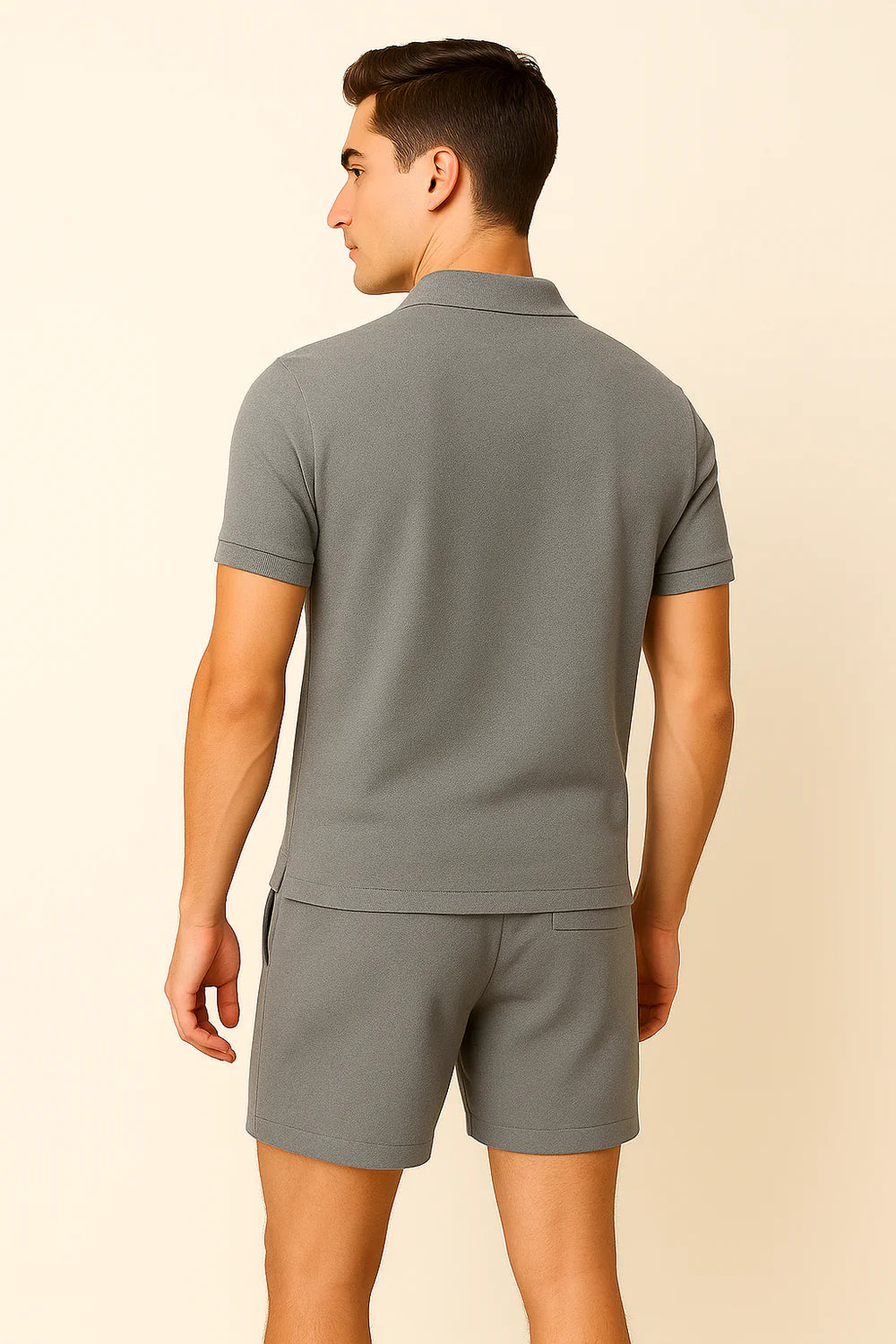 Ensemble Décontracté Estival Tendance pour Homme – Gris